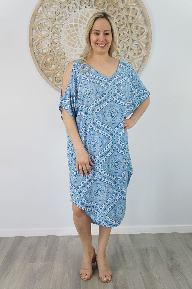 Tea Tree Dress "Geo Crossover"