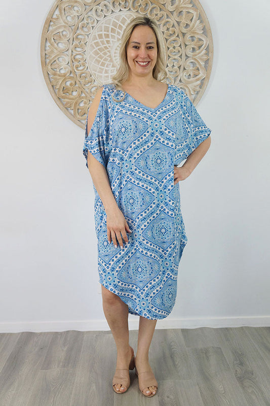 Tea Tree Dress "Geo Crossover"