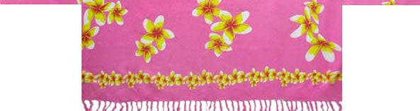 Girls Short Bikini Tie "Frangipani"