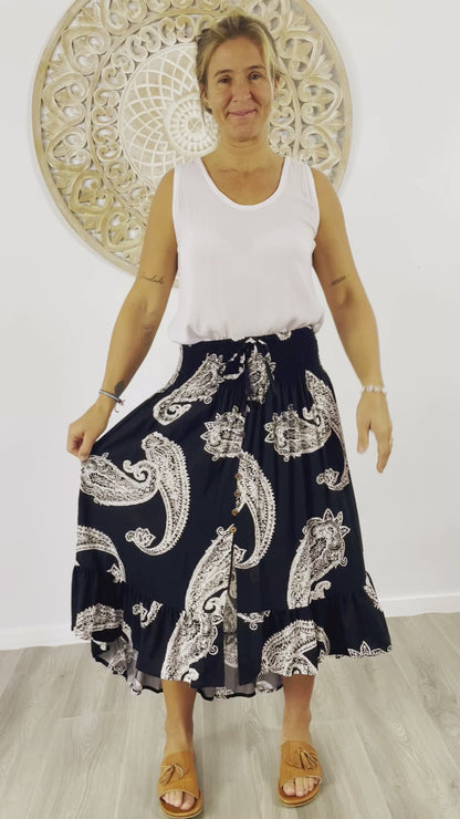 Tangelo Skirt "Tree Of Life"