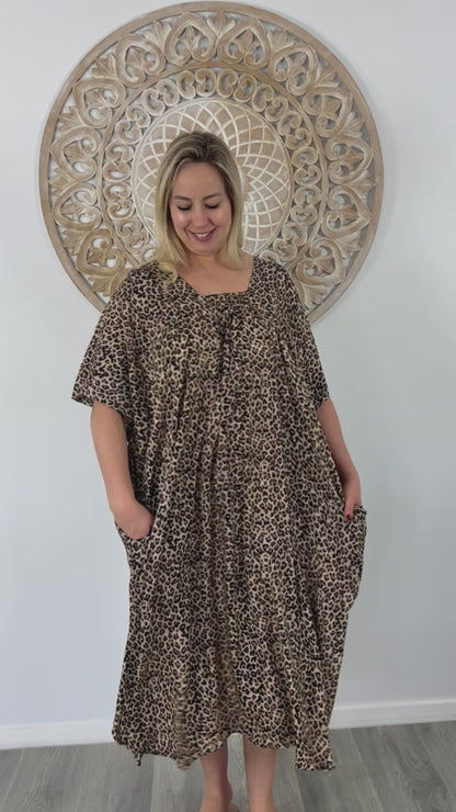 Bermuda Kaftan "Baby Cheetah"