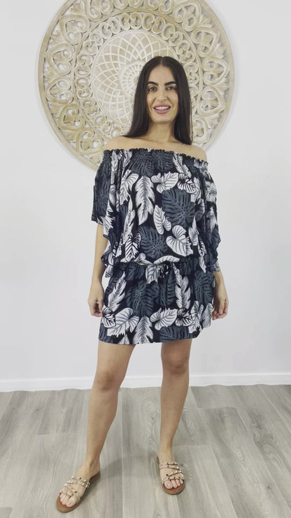 Wing Dress "Leaves"