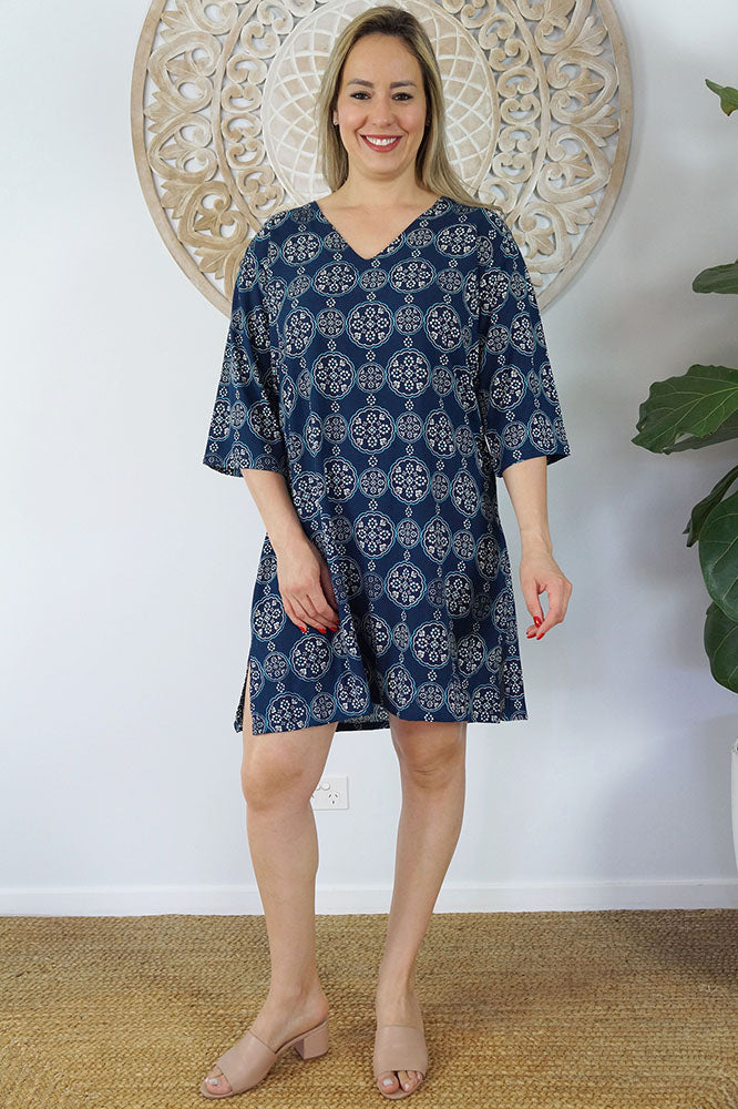 3/4 Sleeve Tunic "Katmandu"