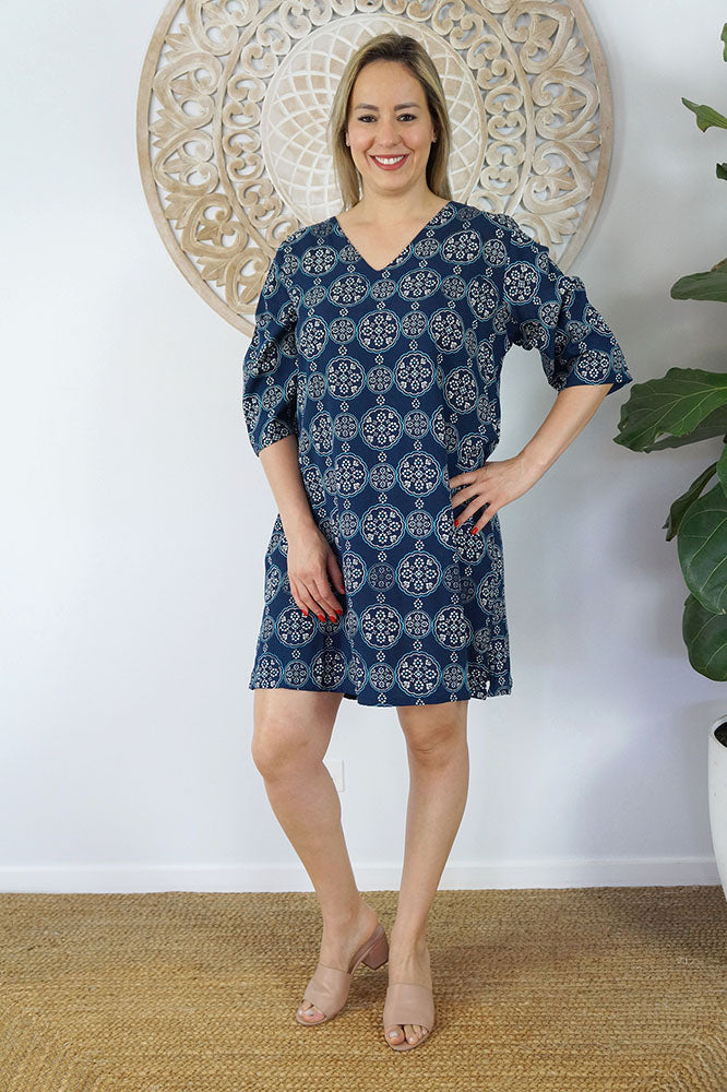 3/4 Sleeve Tunic "Katmandu"