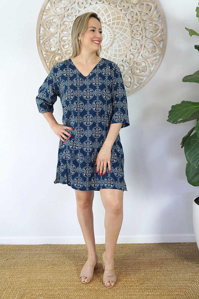 3/4 Sleeve Tunic "Katmandu"