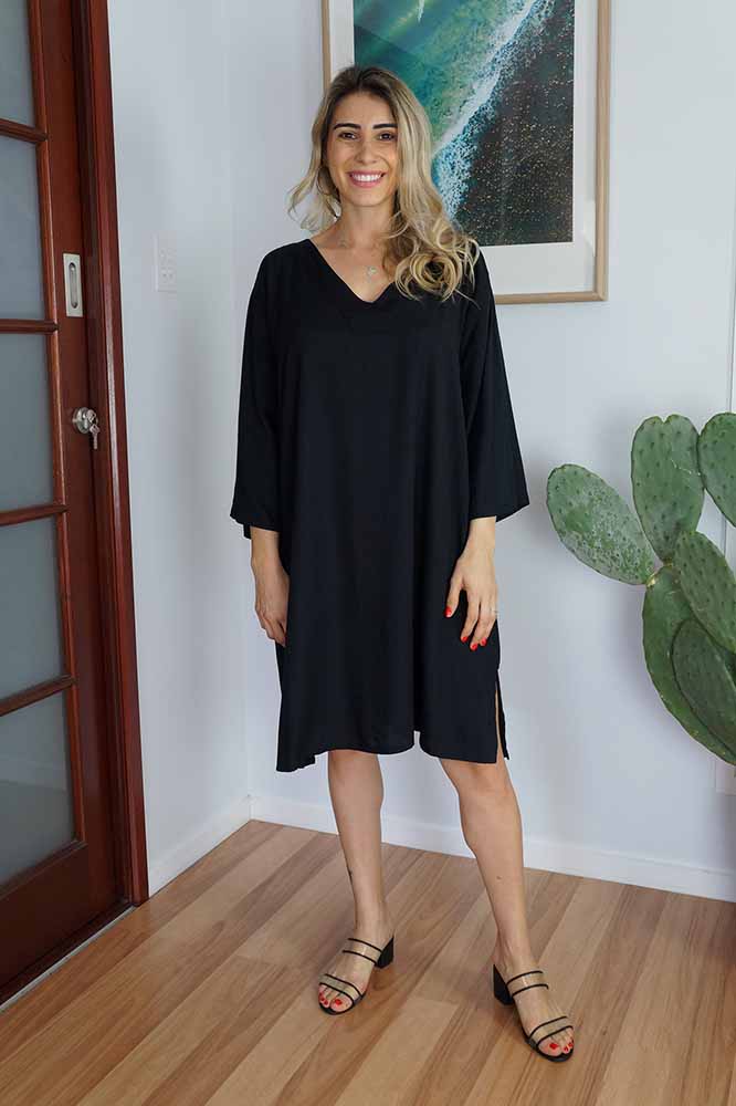 3/4 Sleeve Tunic "Plain"