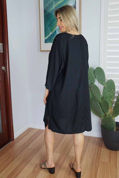 3/4 Sleeve Tunic "Plain"