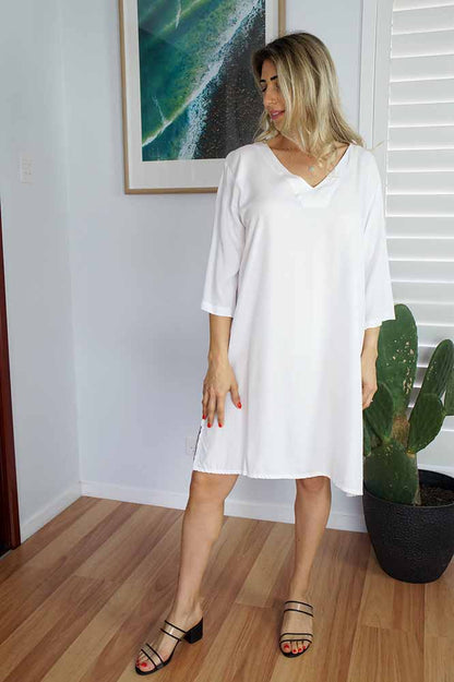 3/4 Sleeve Tunic "Plain"