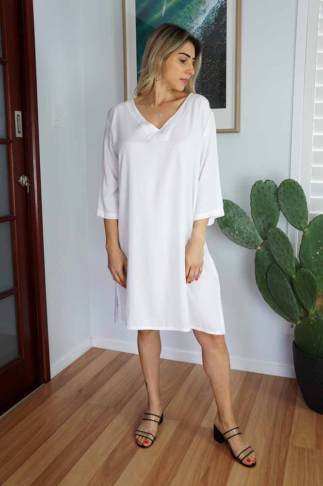 3/4 Sleeve Tunic "Plain"