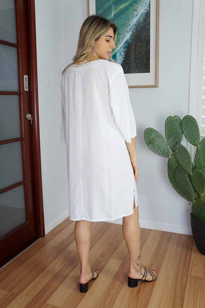 3/4 Sleeve Tunic "Plain"