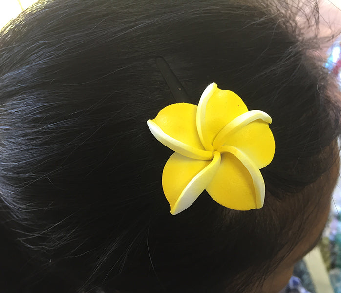 Small Frangipani Hairpin