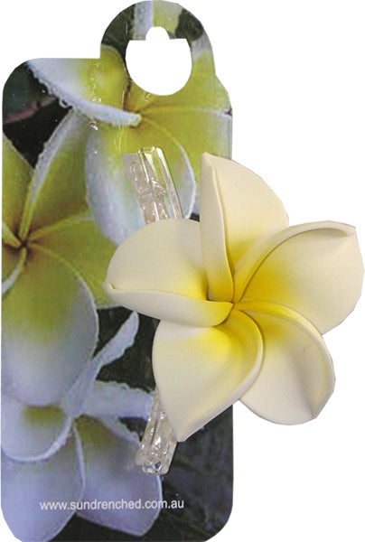 Frangipani Claw Hair Clasp