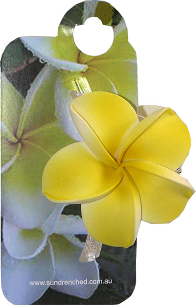 Frangipani Claw Hair Clasp