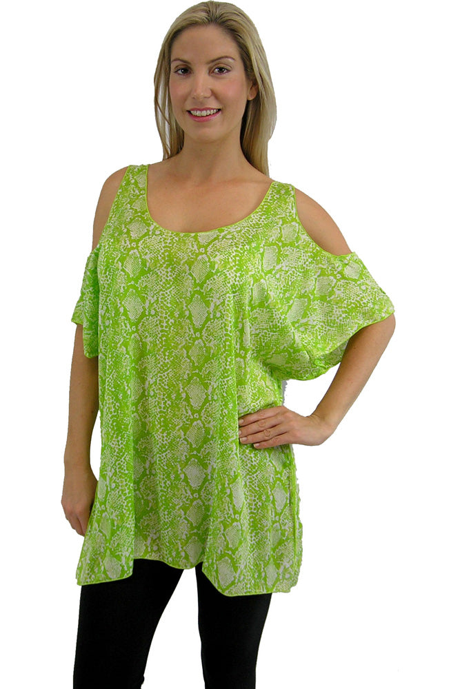 Bamboo Top "Python" print