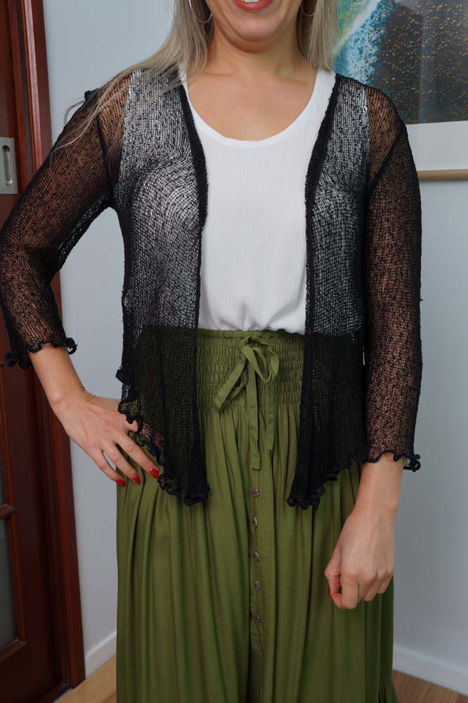 Knitted Bolero Top "Plain"