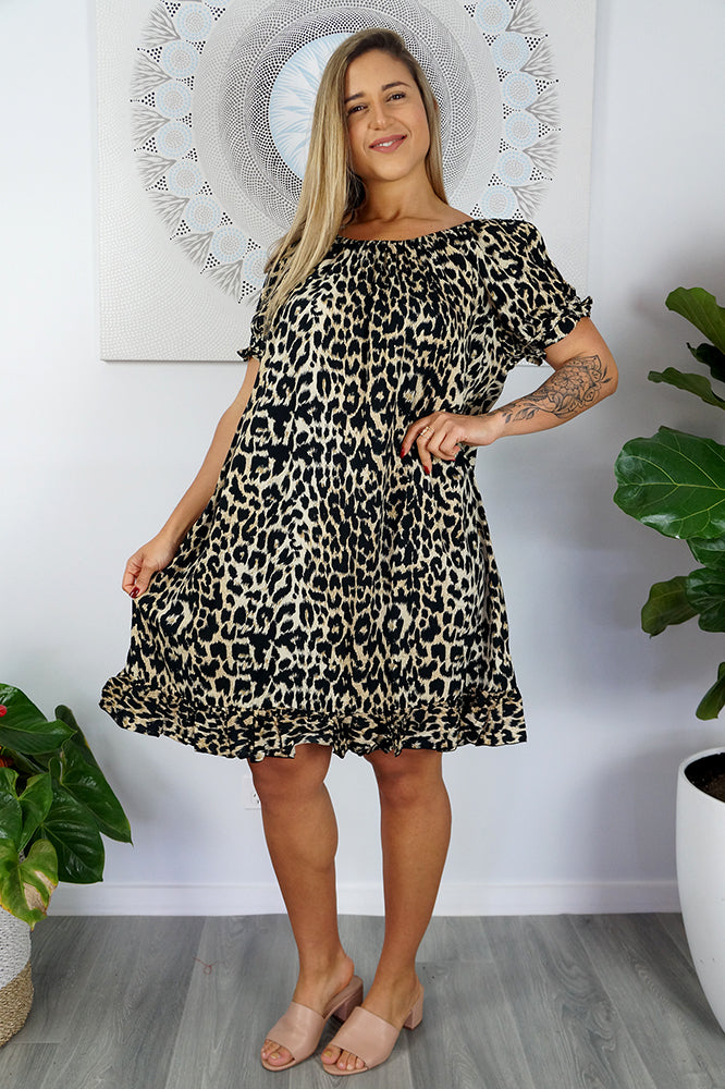 Diva Dress Leopard