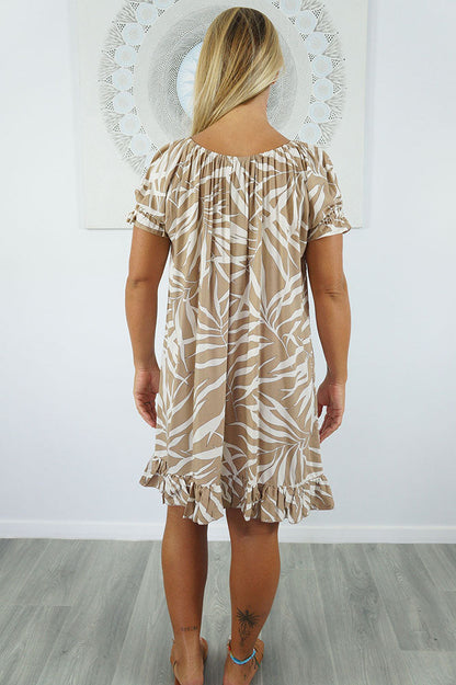 Diva Dress "Palm Leaf"