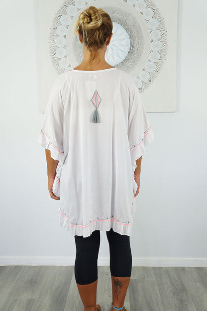 Embroidered Swing Top