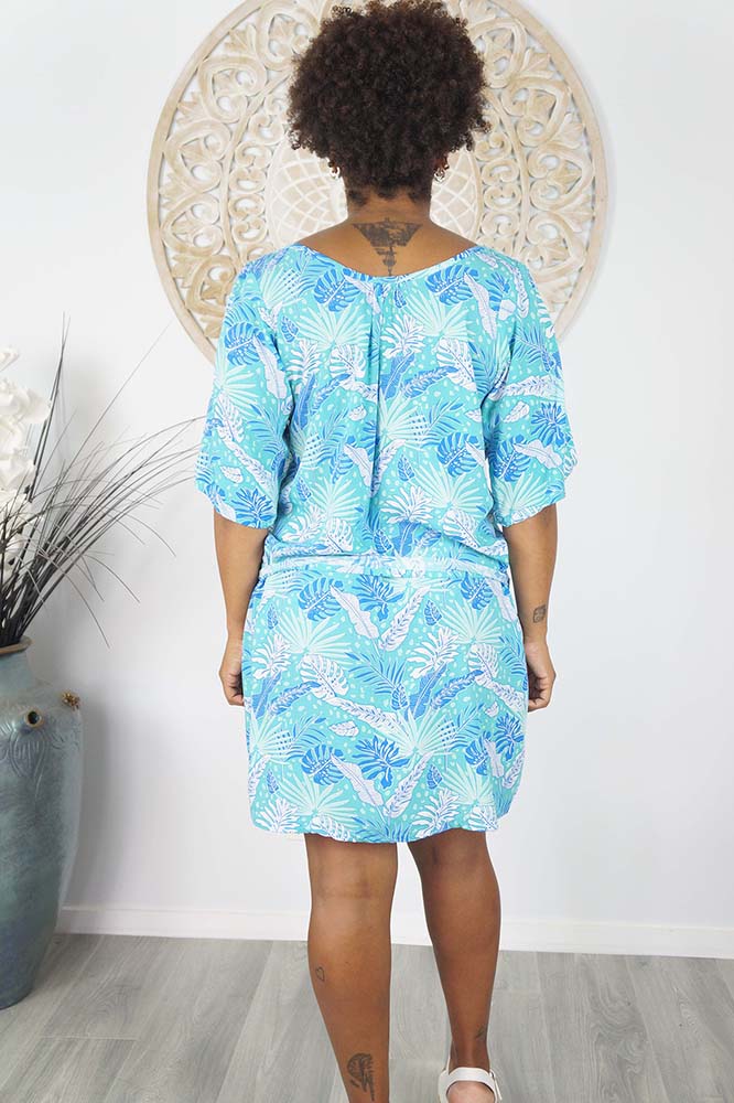 Hayman Dress "Tropical Leaves"