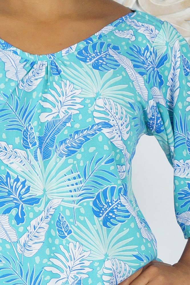 Hayman Dress "Tropical Leaves"