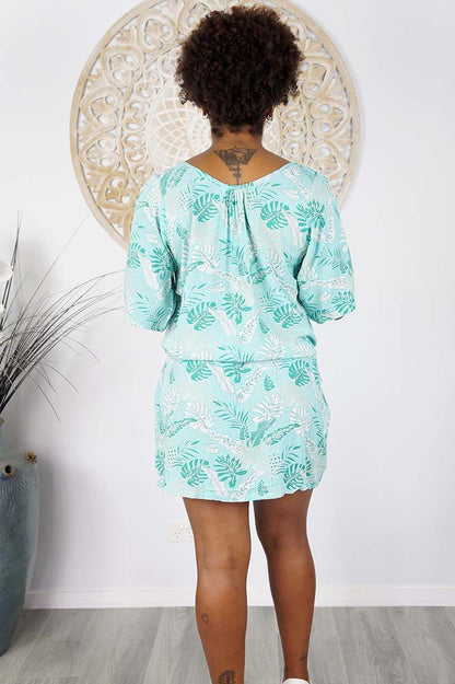 Hayman Dress "Tropical Leaves"