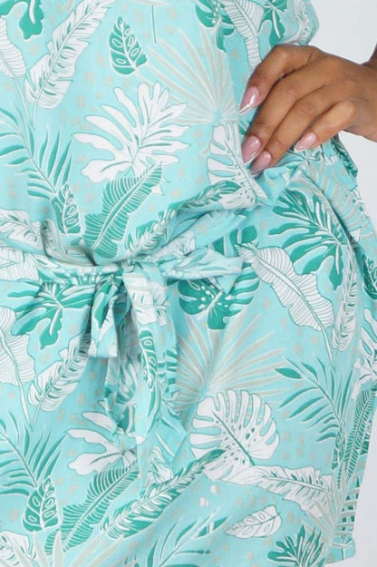 Hayman Dress "Tropical Leaves"