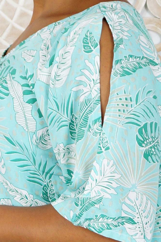 Hayman Dress "Tropical Leaves"