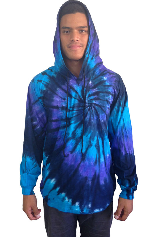 Hooded Tie Dye Jacket "Nuclear"