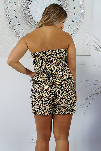 Short Jumpsuit "Baby Cheetah"