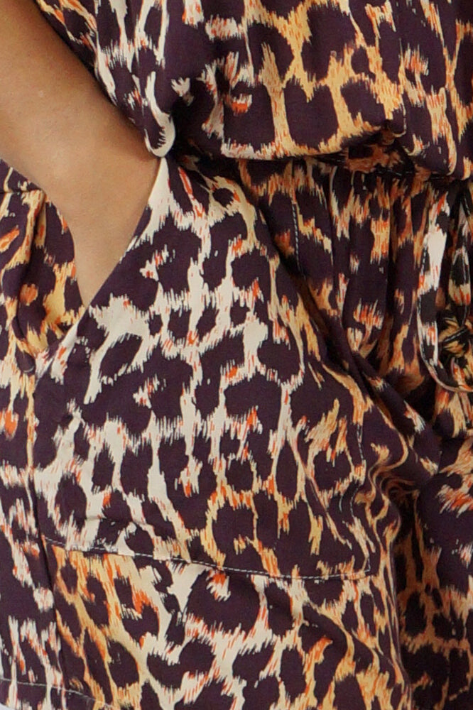 Short Jumpsuit "Leopard"