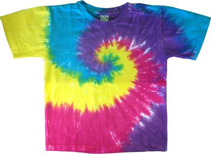 Kids Unisex Tie Dye T-Shirt "Spiral"