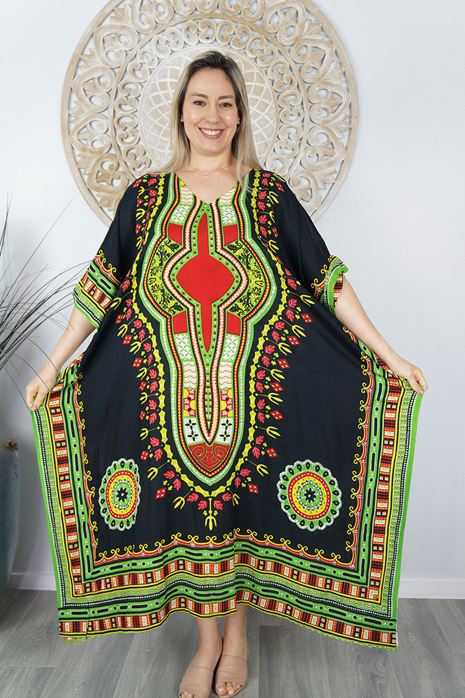 Long Kaftan "Bling" (Sequined) "Inca"