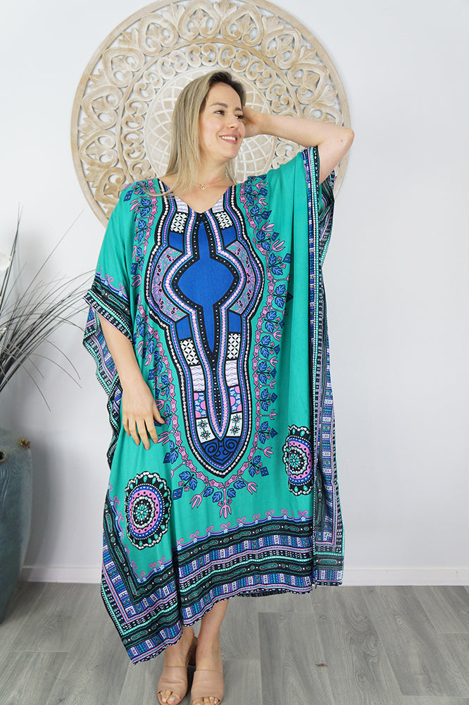 Long Kaftan "Bling" (Sequined) "Inca"