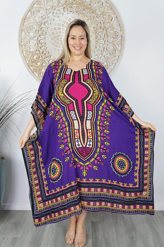 Long Kaftan "Bling" (Sequined) "Inca"