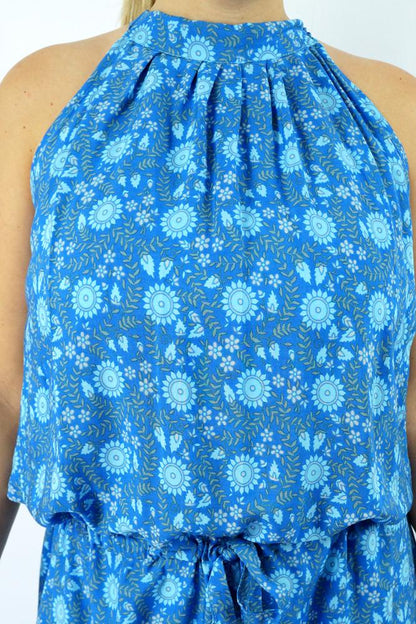 Long Chloe Dress "Daisy Flower"
