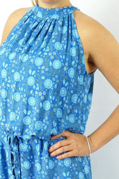 Long Chloe Dress "Daisy Flower"