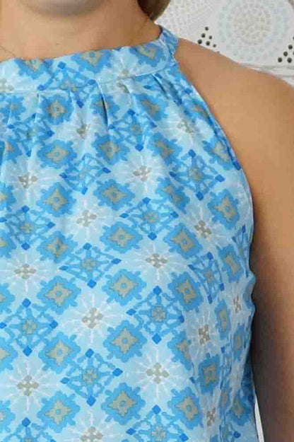 Long Chloe Dress "Snowflower"