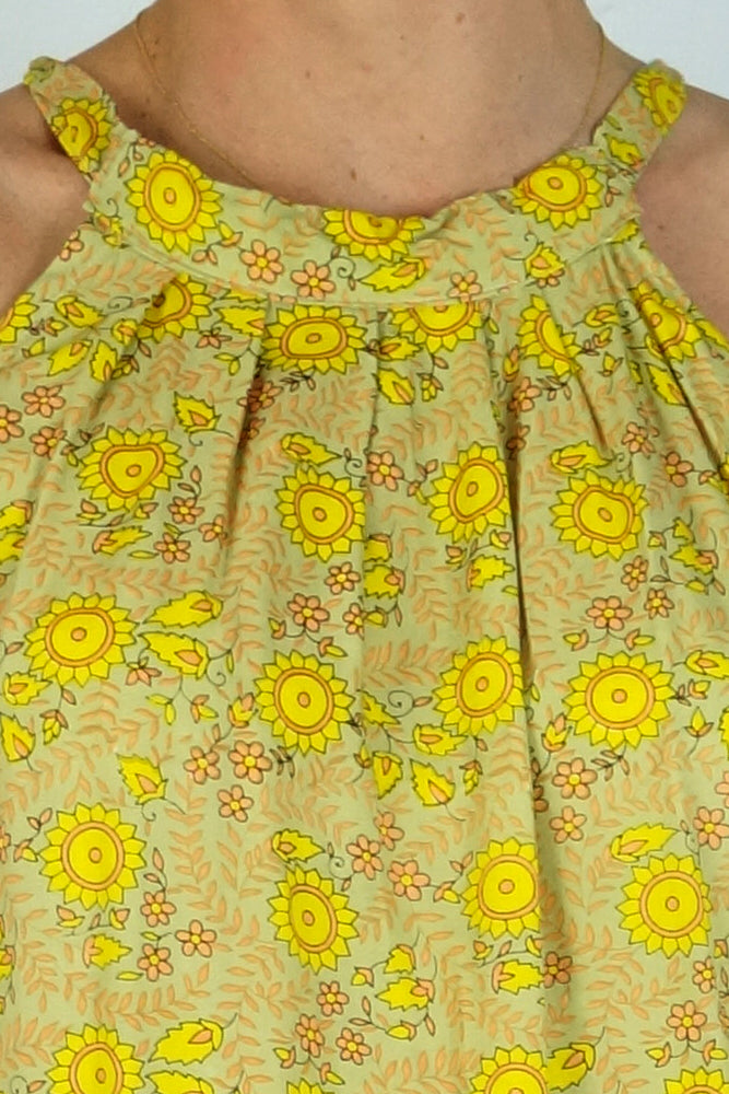 Long Chloe Dress "Sunflower"