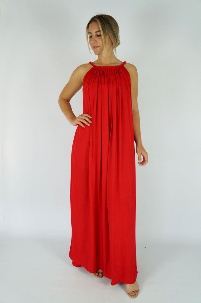 Long Delta Dress Plain