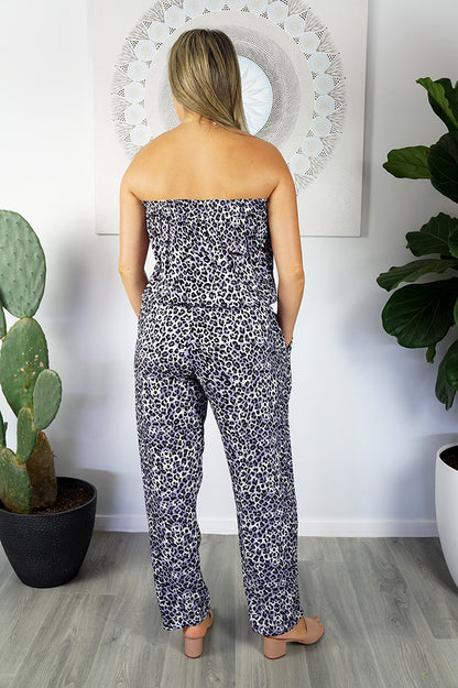 Long Jumpsuit Baby Cheetah Print