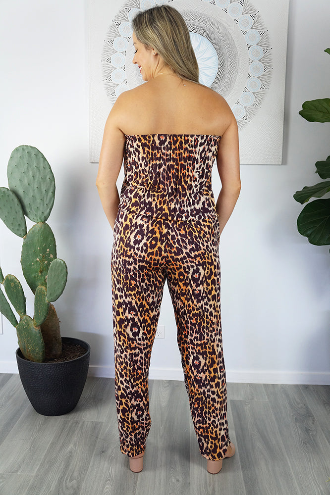 Long Jumpsuit "Leopard"