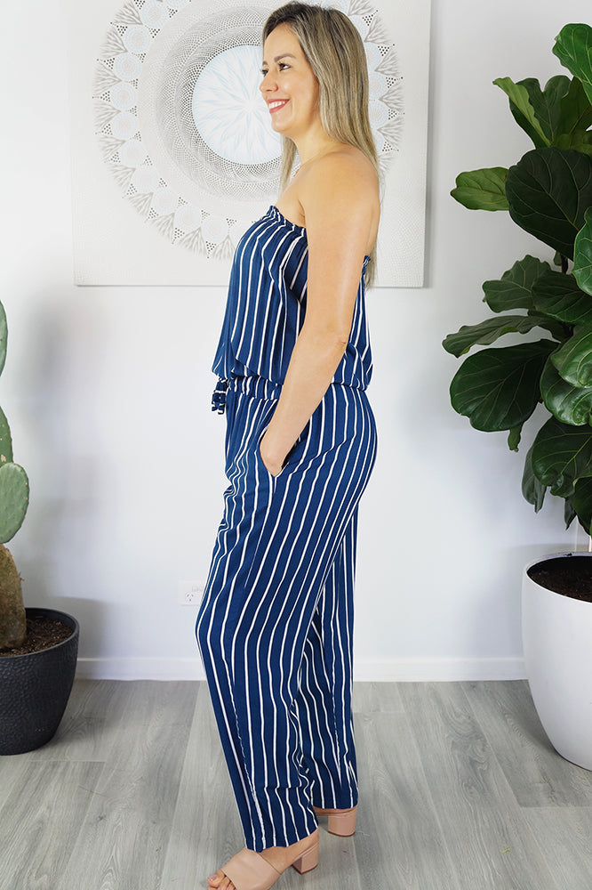 Long Jumpsuit "New Stripes"