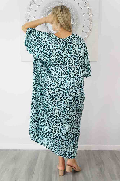 Long Kaftan "Bright Safari"