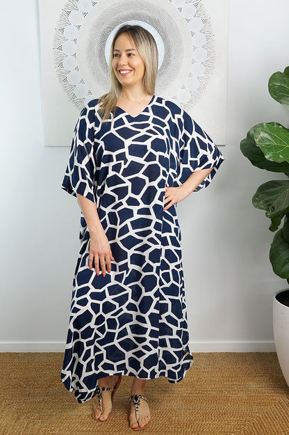 Long Kaftan "Giraffe