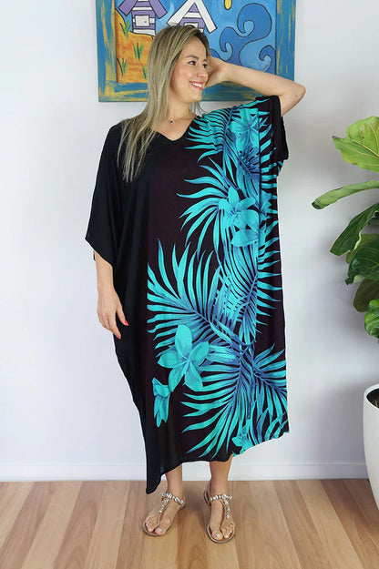 Long Kaftan Palm Frond