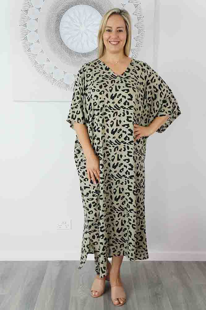 Long Kaftan "Walnut"