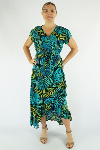 Long Wrap Dress "Congo"