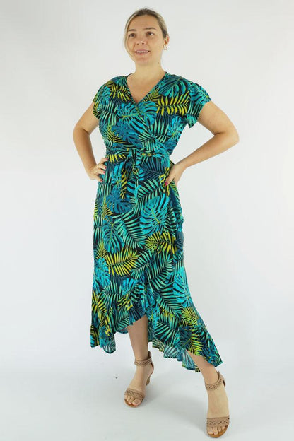 Long Wrap Dress "Congo"