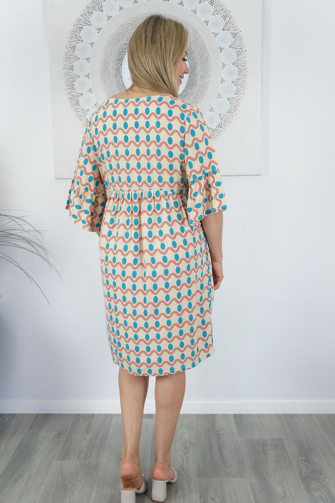 Millie Dress "Waves"