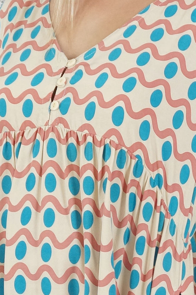 Millie Dress "Waves"